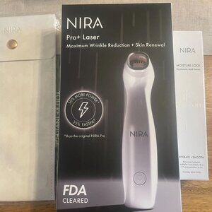 New In Box NIRA Pro Laser (2nd Gen) At-Home Anti-Aging Device with 2 Serums